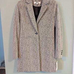 DKNY Women's Gray Coat